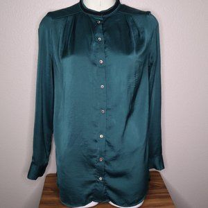 🤩H&M Vintage Teal button up shirt